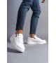 SLW155 Warrior Bağcıklı ve Fermuarlı Cilt Erkek Günlük Sneaker Ayakkabı CBT - Beyaz SLW155 Warrior Bağcıklı ve Fermuarlı Cilt Erkek Günlük Sneaker Ayakkabı CBT - Beyaz