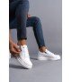 SLW155 Warrior Bağcıklı ve Fermuarlı Cilt Erkek Günlük Sneaker Ayakkabı CBT - Beyaz SLW155 Warrior Bağcıklı ve Fermuarlı Cilt Erkek Günlük Sneaker Ayakkabı CBT - Beyaz