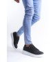 SLW155 Warrior Bağcıklı ve Fermuarlı Cilt Erkek Günlük Sneaker Ayakkabı CBT - Siyah SLW155 Warrior Bağcıklı ve Fermuarlı Cilt Erkek Günlük Sneaker Ayakkabı CBT - Siyah