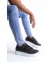 SLW155 Warrior Bağcıklı ve Fermuarlı Cilt Erkek Günlük Sneaker Ayakkabı CBT - Siyah SLW155 Warrior Bağcıklı ve Fermuarlı Cilt Erkek Günlük Sneaker Ayakkabı CBT - Siyah