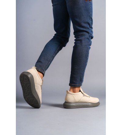 SLW161 Hippo Bağcıksız Süet Erkek Günlük Sneaker Ayakkabı SGT - Bej SLW161 Hippo Bağcıksız Süet Erkek Günlük Sneaker Ayakkabı SGT - Bej