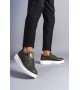 SLW161 Hippo Bağcıksız Cilt Erkek Günlük Sneaker Ayakkabı CBT - Haki SLW161 Hippo Bağcıksız Cilt Erkek Günlük Sneaker Ayakkabı CBT - Haki
