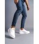 SLW161 Hippo Bağcıksız Cilt Erkek Günlük Sneaker Ayakkabı CBT - Beyaz SLW161 Hippo Bağcıksız Cilt Erkek Günlük Sneaker Ayakkabı CBT - Beyaz