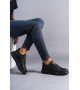SLW161 Hippo Bağcıksız Cilt Erkek Günlük Sneaker Ayakkabı CST - Siyah SLW161 Hippo Bağcıksız Cilt Erkek Günlük Sneaker Ayakkabı CST - Siyah