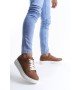SLW151 Boost Bağcıklı Cilt Erkek Günlük Sneaker Ayakkabı CBT - Taba SLW151 Boost Bağcıklı Cilt Erkek Günlük Sneaker Ayakkabı CBT - Taba
