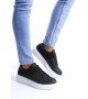 SLW151 Boost Bağcıklı Cilt Süet Erkek Günlük Sneaker Ayakkabı CSBT - Siyah SLW151 Boost Bağcıklı Cilt Süet Erkek Günlük Sneaker Ayakkabı CSBT - Siyah