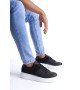 SLW151 Boost Bağcıklı Cilt Süet Erkek Günlük Sneaker Ayakkabı CSBT - Siyah SLW151 Boost Bağcıklı Cilt Süet Erkek Günlük Sneaker Ayakkabı CSBT - Siyah
