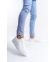 SLW166 Prestige Bağcıklı Cilt Kapitone Desenli Erkek Günlük Sneaker Ayakkabı CBT - Beyaz SLW166 Prestige Bağcıklı Cilt Kapitone Desenli Erkek Günlük Sneaker Ayakkabı CBT - Beyaz