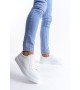 SLW165 Elite Bağcıklı Cilt Erkek Günlük Sneaker Ayakkabı CBT - Beyaz SLW165 Elite Bağcıklı Cilt Erkek Günlük Sneaker Ayakkabı CBT - Beyaz