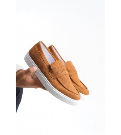 SLW180 Estilo X Bağcıksız Süet Erkek Günlük Spor Klasik Ayakkabı SBT - Taba SLW180 Estilo X Bağcıksız Süet Erkek Günlük Spor Klasik Ayakkabı SBT - Taba