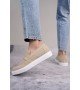 SLW180 Estilo X Bağcıksız Süet Erkek Günlük Spor Klasik Ayakkabı SBT - Krem SLW180 Estilo X Bağcıksız Süet Erkek Günlük Spor Klasik Ayakkabı SBT - Krem