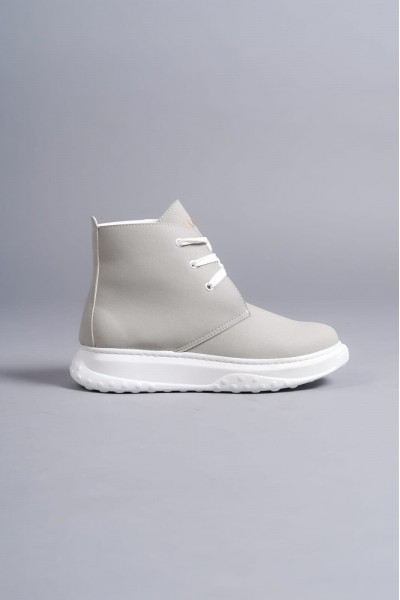 SLW204 Franca Bağcıklı Süet Erkek Spor Bot BT - Gri