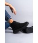 SLW204 Franca Bağcıklı Süet Erkek Spor Bot ST - Siyah