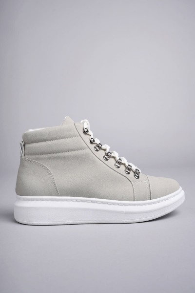 SLW206 Ottawa Bağcıklı Süet Erkek Günlük Spor Bot BT - Gri