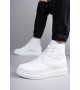 SLW207 Oslo Bağcıklı Cilt Erkek Günlük Spor Bot BT - Beyaz