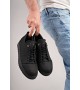 SLW152 Cool Bağcıklı Keten Erkek Günlük Spor Klasik Ayakkabı KST - Siyah SLW152 Cool Bağcıklı Keten Erkek Günlük Spor Klasik Ayakkabı KST - Siyah